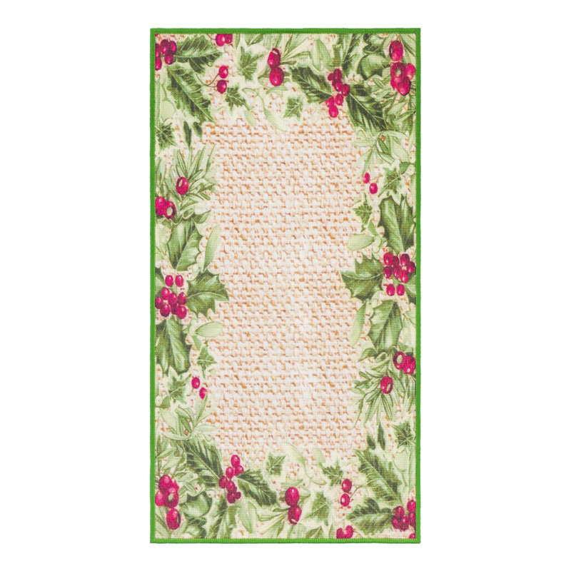 Tapis d'extérieur Jill Zarin, Tapis de couloir 2 pi x 3 pi 11 po