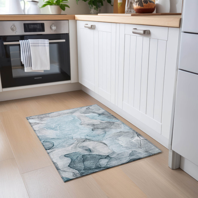 Tapis intérieur / extérieur Alfonzo avec envers antidérapant, Rectangle 1 pi 8 po x 2 pi 6 po