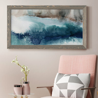 Shifting Shores - Picture Frame Painting on Canvas