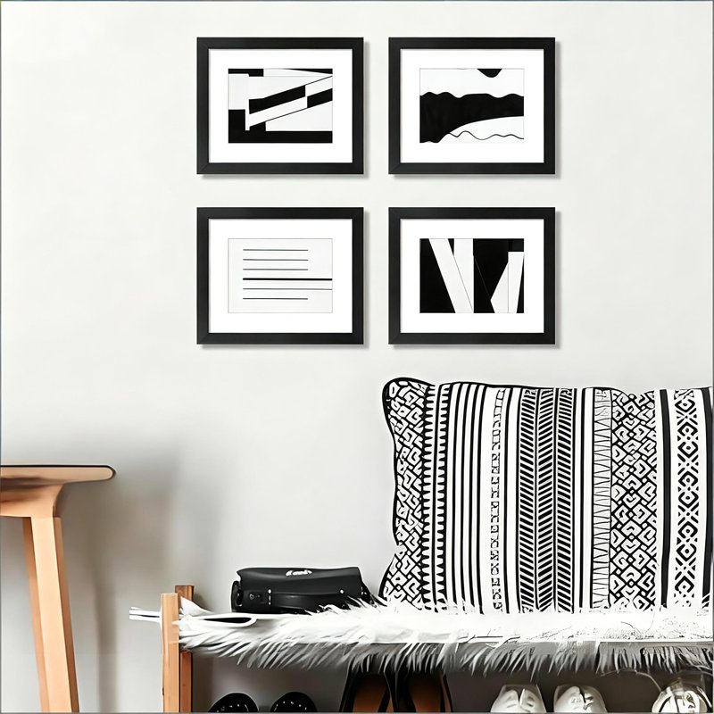 Ensemble de cadres photo Black Gallery Wall, 8 po x 10 po, 8" x 10", 5" x 7"