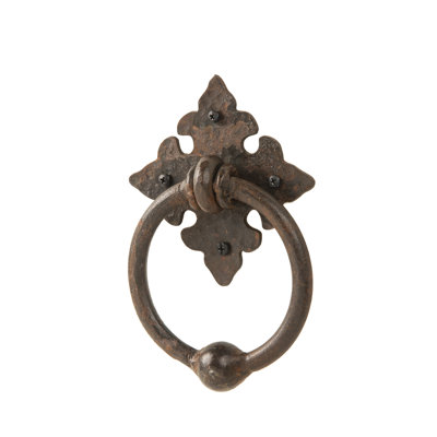 Heurtoir de porte en fer forgé à la main