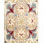 Tapis unique bourgogne / jaune / bleu noué à la main 9 pi 1 po x 16 pi 10 po Hayner