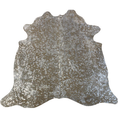 Novelty 160 cm x 220 cm Animal Print Cowhide Hand Woven Area Rug