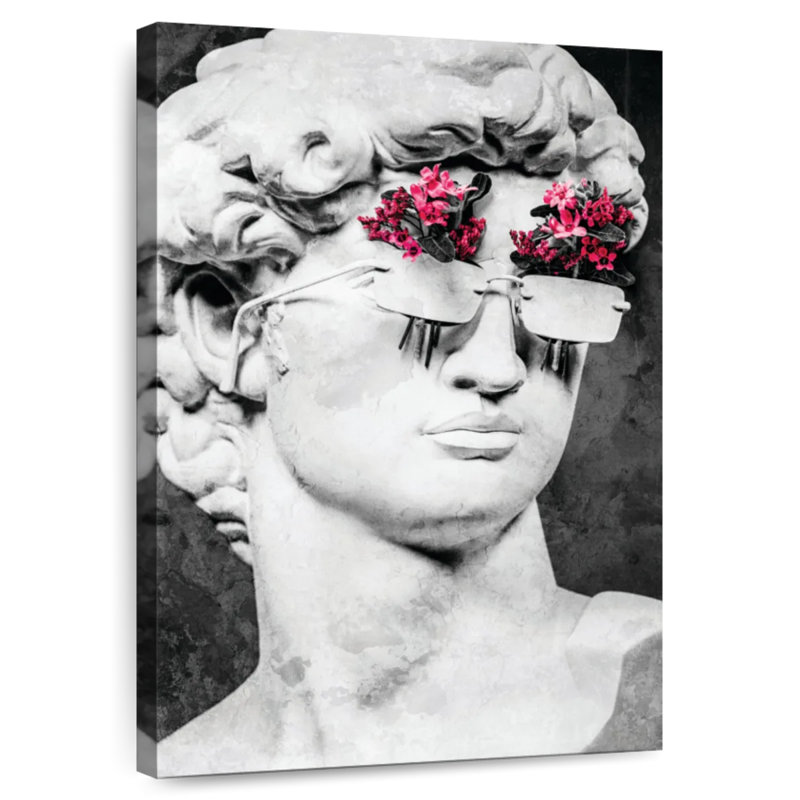 Lilie David Sculpture Floral Pop, 24" H x 16" W