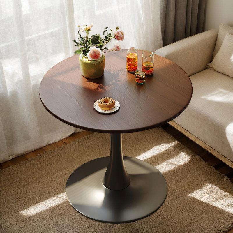 Table basse ronde de salon Mid-Century
