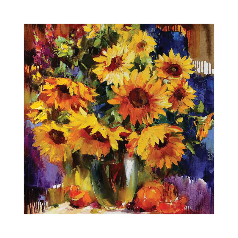 Vincent Evolution 1 Piece Painting on Canvas, 30.48cm H x 30.48cm W x 1.91cm D, Wrapped Canvas
