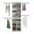 Speights 68.69'' - 95.44'' Closet System-570286686