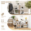 Britteney 60cm H x 60cm W Geometric Bookcase-536574135
