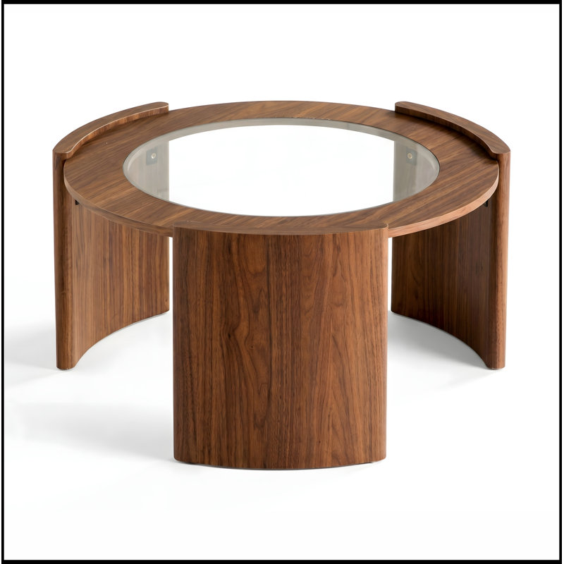 Round Dubay with Thick Curved Legs