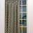 Fabdivine Pure Linen Block Print Plated Curtain for Door, Window Shades, Pushp Samita-106445226