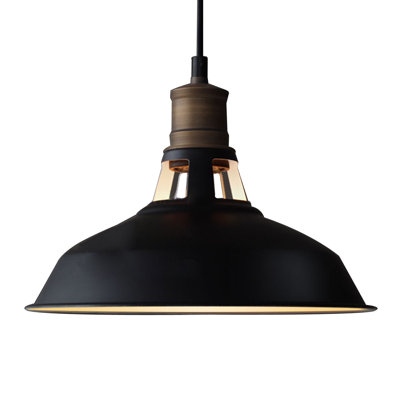 Johnigan 1 - Light Black Single Pendant