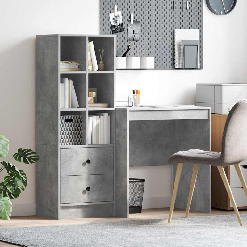 70cm Sideboard, Concrete Grey