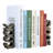 2-Piece Solid Wood Decorative Cookbook Text Bookend