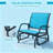 Glider Chair (Blue,Dark Gray)