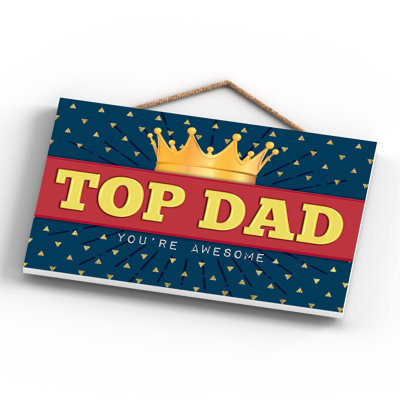 Top Dad - Print on MDF
