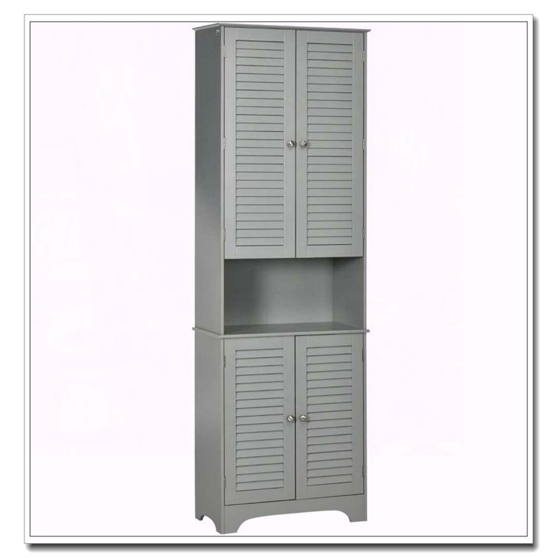 Armoire de rangement haute et étroite avec tablettes réglables, H 71,8 po x l 23,5 po x P 11,8 po