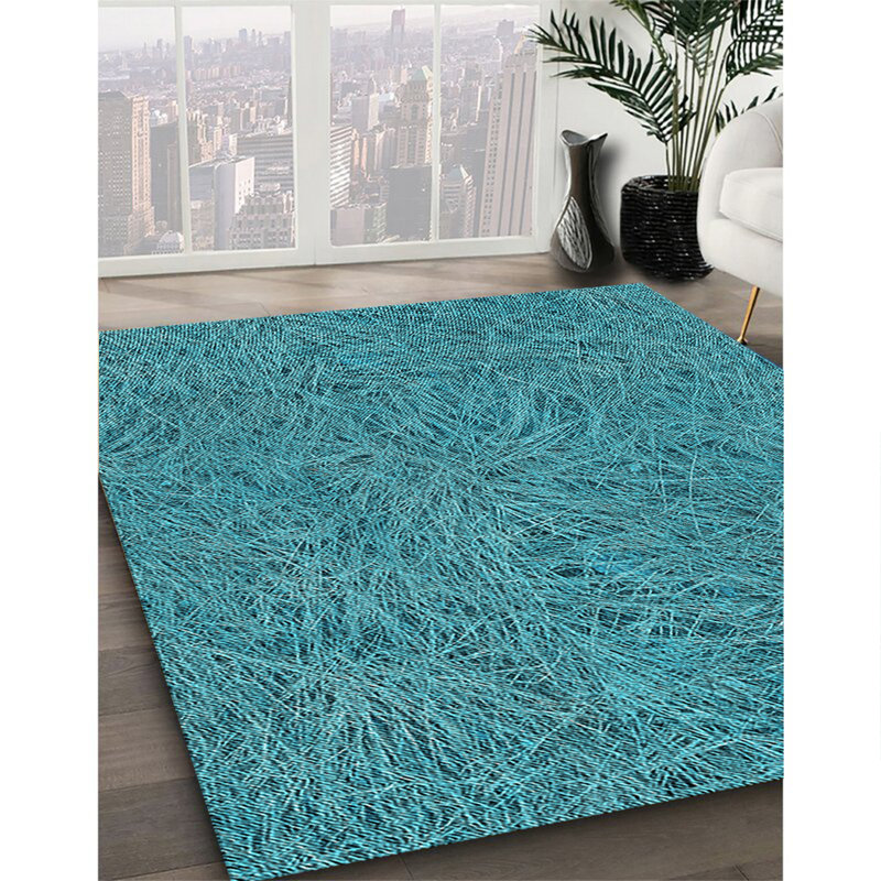 Abstract Indoor Rug, Square 7'