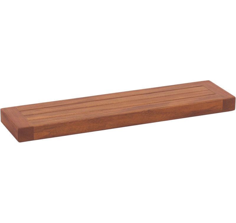 Obi Teak Floating Shelf, 2" H x 24" W x 6" D