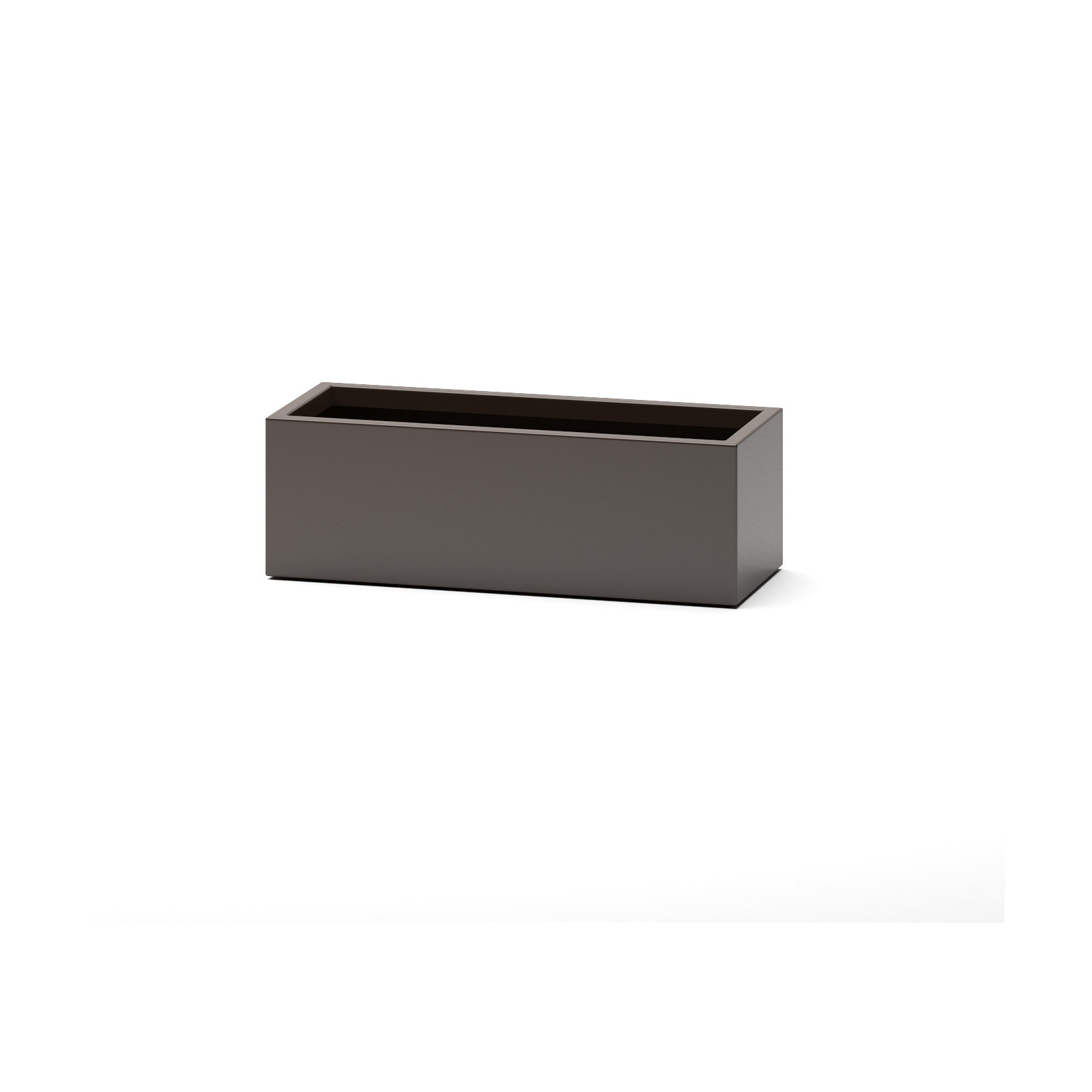 Rosann Handmade Planter Box, 12" H x 36" W x 14" D, Brown