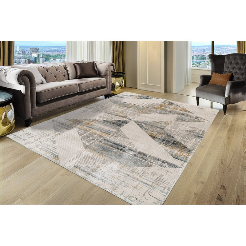 Garzon Geometric Indoor Rug, Rectangle 2' x 3'11"