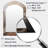 Gold And Grey Linear Expressions I - Line Art Asymmetrical Mirror, Gold Arch Decorative Wall Mirror, Printed Metal Art-1362547859