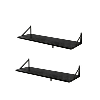 14.99 cm H x 91.44 cm W Floating Shelf Bookcase