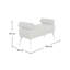 Pastel Upholstered Bench
