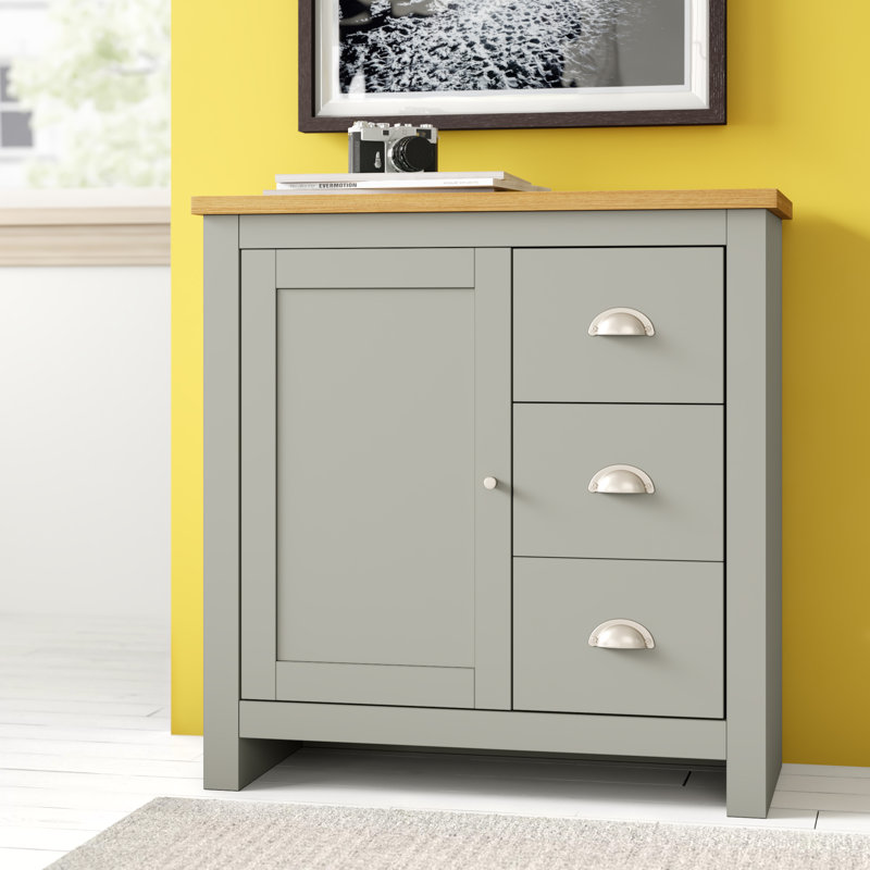 Loretta 79cm Sideboard, Matte Grey