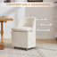 Ensemble de 2 fauteuils de salle à manger décoratifs en chenille-243336908