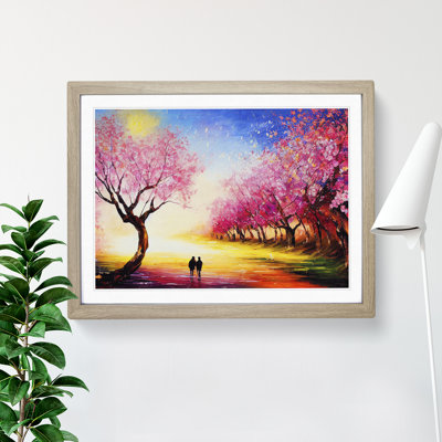 Cherry Blossom Tree Park Vol.6 - Framed Print