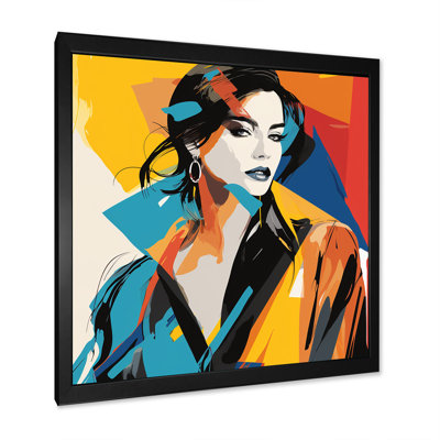 Casual Urban Street Dress Woman I - Fashion Wall Art