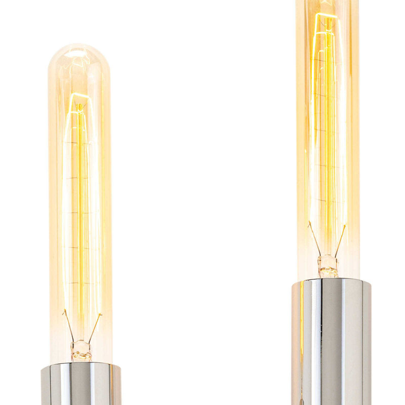 Wolfe 2 - Light Wallchiere, Polished Nickel