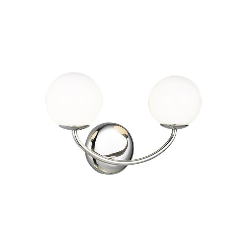 Alain 2 - Light Dimmable Vanity Light, Polished Nickel