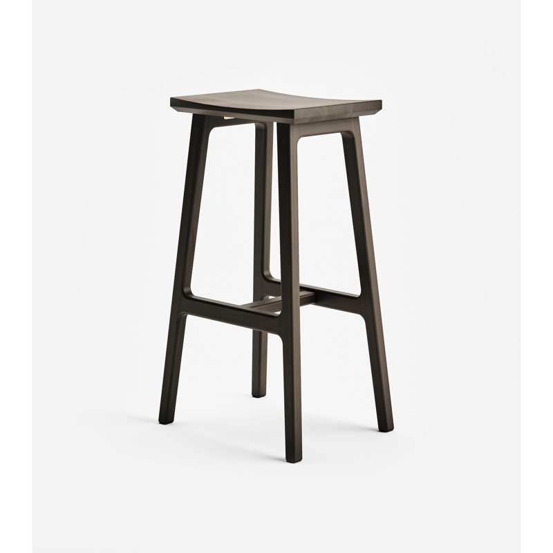 Coyotepe Saddle Stool, Bar Stool (30" Seat Height), Coffee