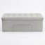 Banc de rangement pliable capitonné avec poche Winningham-924228274
