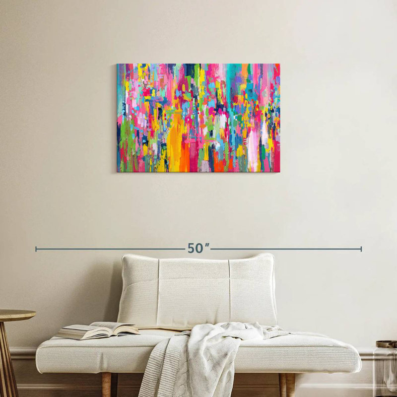 Avery Abstract Vibrant Mix IV, H 20 po x l 30 po