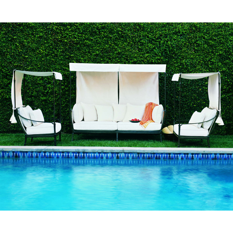 Andalusia Outdoor 2 - Seat Patio Daybed, Navy 71629L58