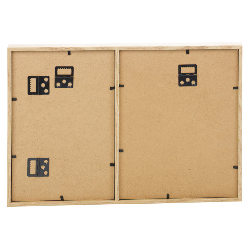 Precita Brown Wood Matte Picture Frame, 27cm H x 39cm W x 3cm D