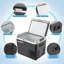 Congélateur de réfrigérateur de voiture portable 19QT - refroidisseur à compresseur 18L, congélation rapide à 4 ° F, 12 / 24V pour camion