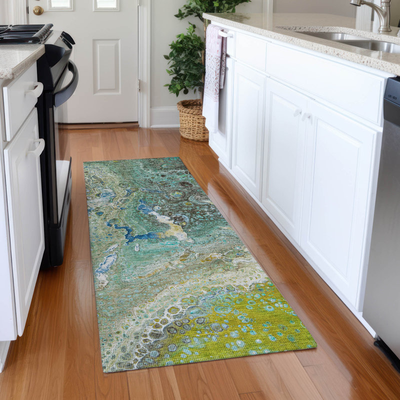 Tapis intérieur / extérieur Fayme, Tapis de couloir 2 pi 3 po x 7 pi 6 po