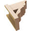 Timberhane cèdre brut traditionnel en simili bois Timberthane, l 8 po x P 14 po x H 14 po, brun clair apprêté-89128352