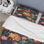 Motif botanique psychédélique - Ensemble de housse de couette botanique - Polyester microfibre-205435662