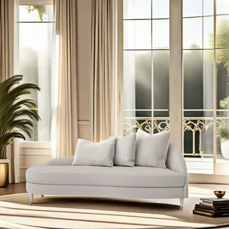 Chaise longue simple, confortable et décontractée, Orienté à droite