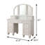 Meuble-lavabo transitionnel l 47,4 po avec tabouret, blanc-948576119