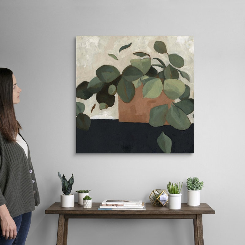 Jade Hoya II, art mural sur toile, Toile tendue, H 30 po x l 30 po