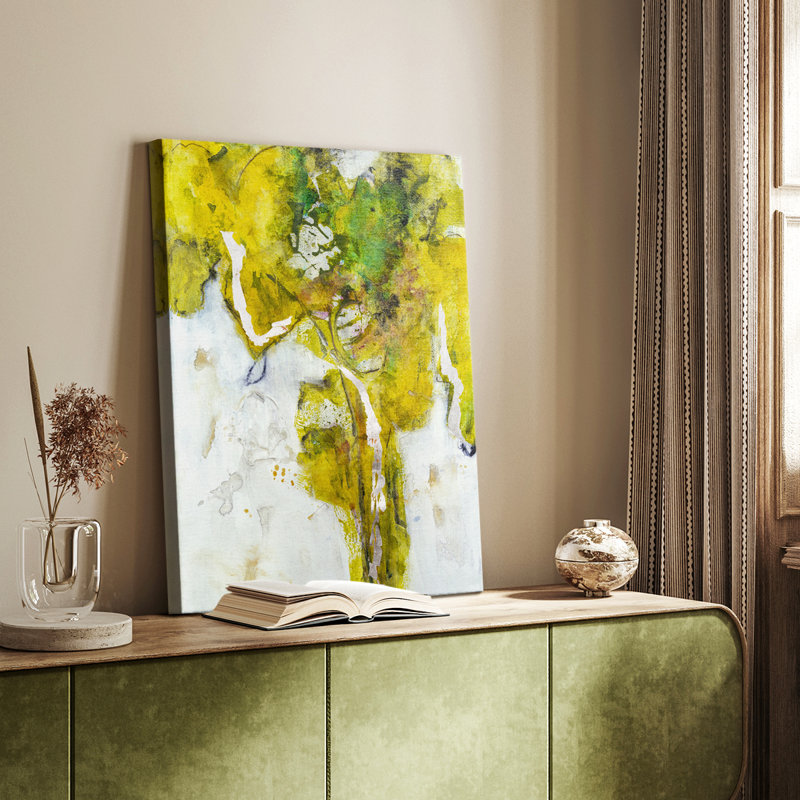 Golden Foliage I - galerie sur mesure, H 27 po x l 18 po