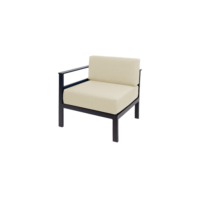 Belmar Right Arm Sofa Section, Light Gray