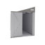 Remise de rangement bicolore en option Campcraft, porte à charnière simple avec toit incliné, conception structurelle solide, bonne ventilation, surface avec film de protection et convenant à divers cas de figure-125044033