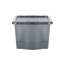 Wham Crystal 28L Plastic Storage Box Pack of 5 Tint Smoke