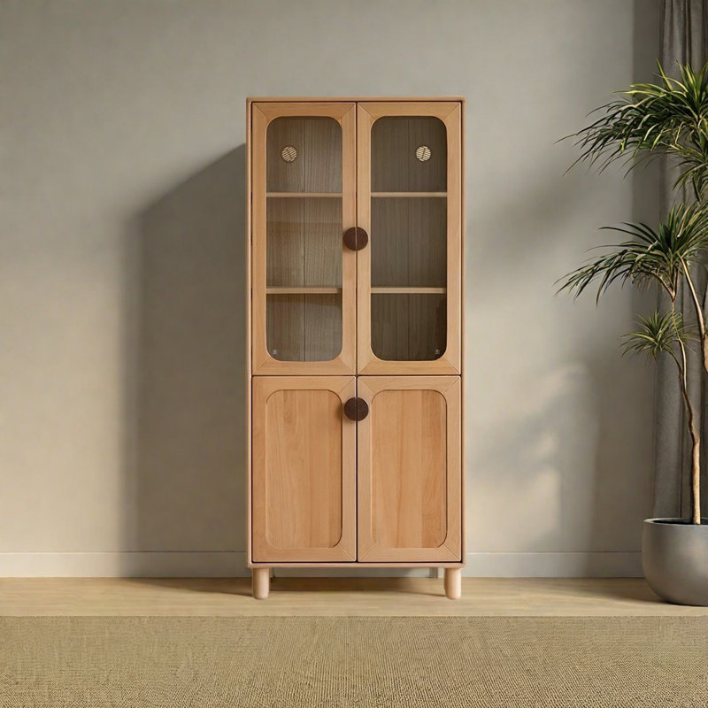 Italian Style All Solid Wood Organizer Bookcase